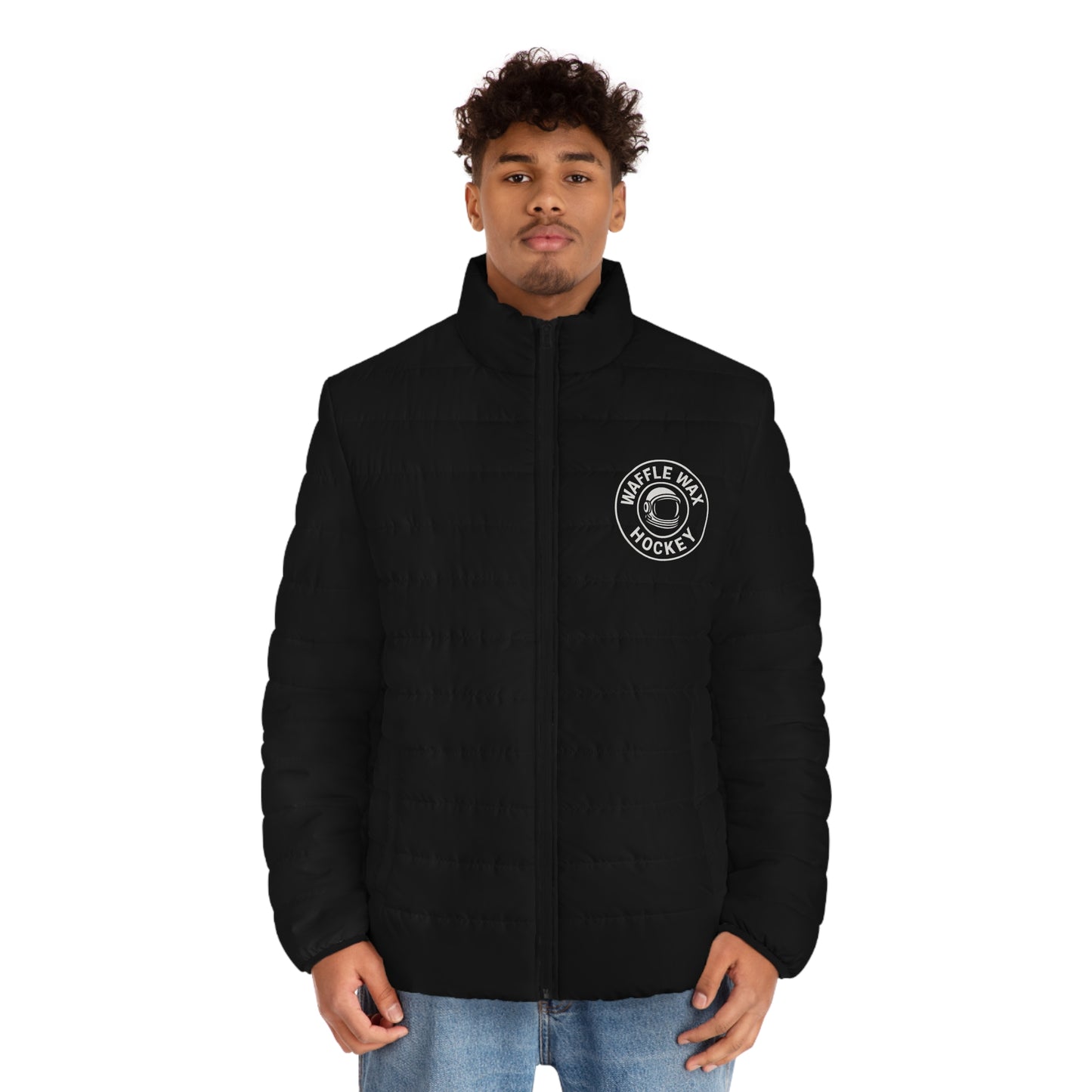 Men's Puffer Jacket - WaffleWax Hockey