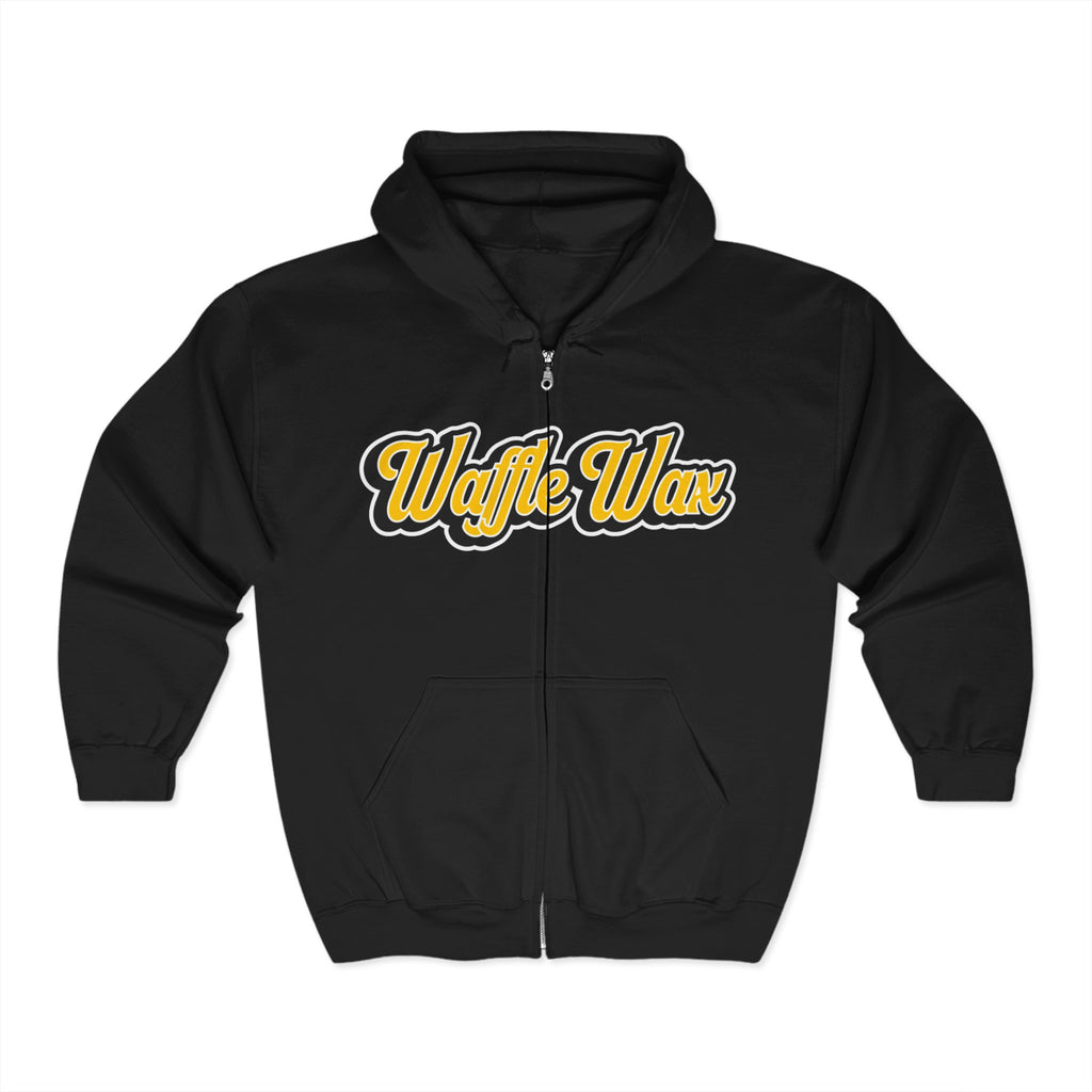 WaffleWax Hockey Team Hoodie - Unisex Zip Sweatshirt