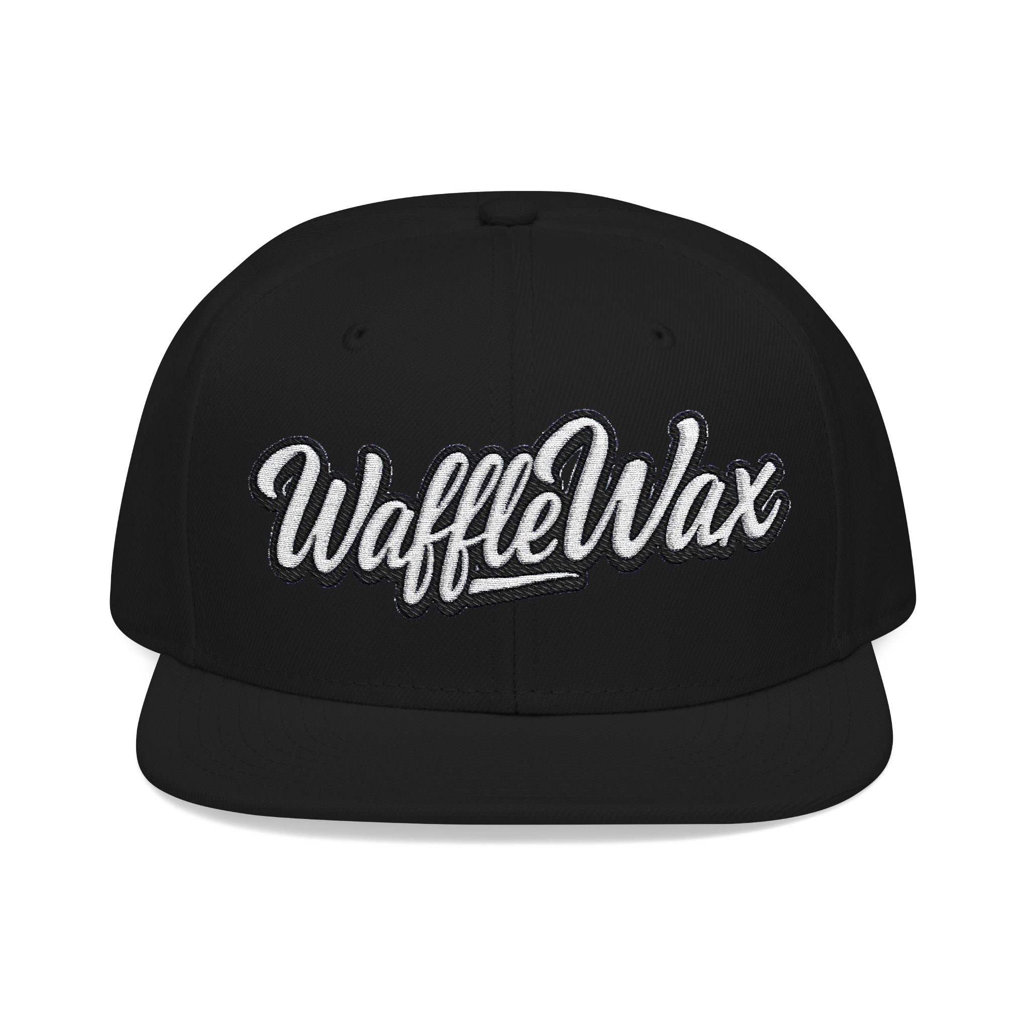 WaffleWax Embroidered Snapback Cap