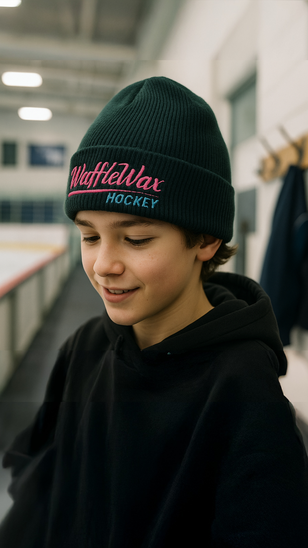 WaffleWax Hockey Beanie