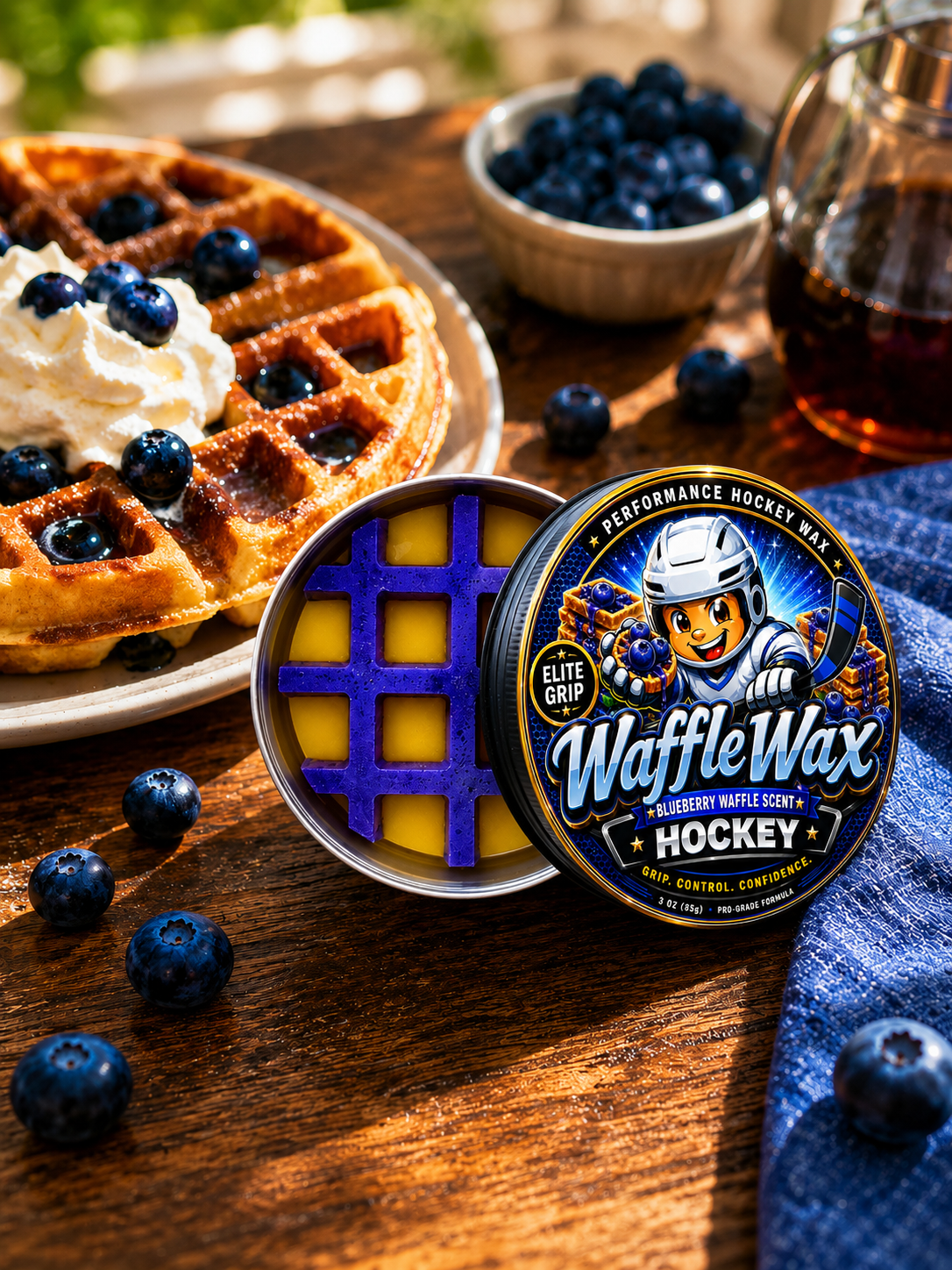 Blueberry Waffles
