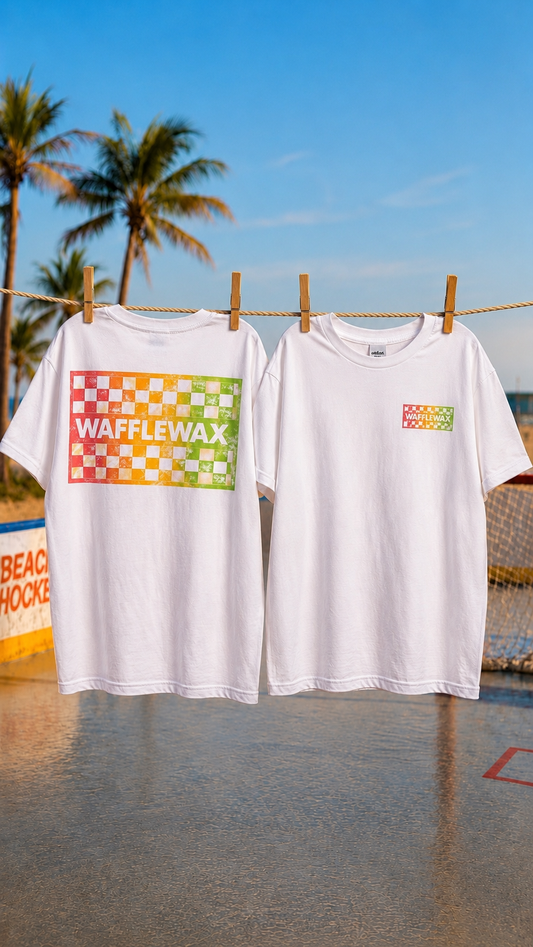 Sunset Checkers Tee